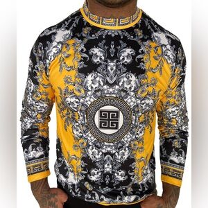 Prestige Original Colorful print Men’s long sleeve shirt size M